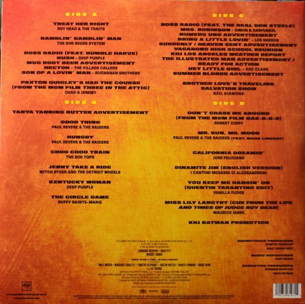 Вінілова платівка Ost - Quentin Tarantino'S Once Upon A Time In Hollywood -Hq- 2LP (190759819715) 190759819715 фото